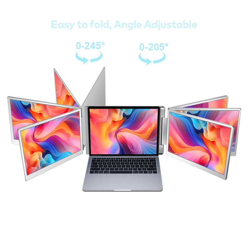 Laptop Stand - Monitor LCD Portabel Layar Ganda 14