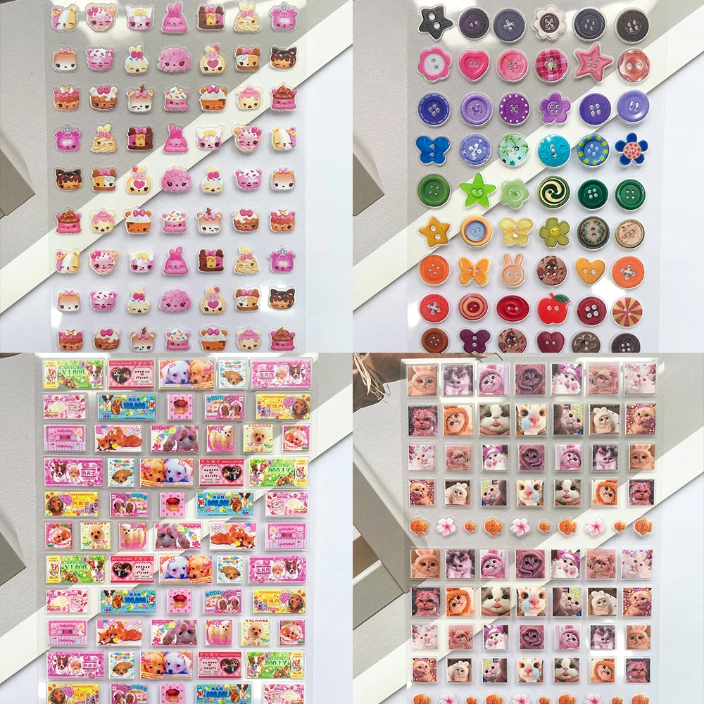 Laptop Original Accessories - Stiker Mini PVC Lucu Gambar Kucing,
