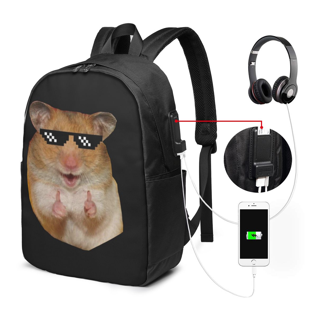 Tas Ransel Hamster Lucu Tas No - Laptop Bag ulasan dan harga