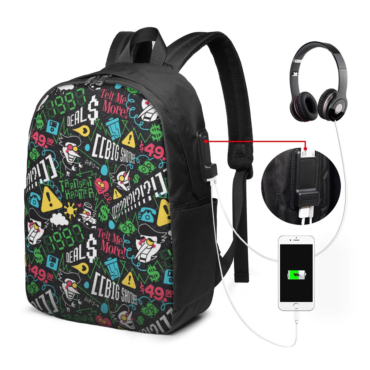 Deltarune SPAMTON G Ransel Tas - Laptop Bag ulasan dan harga