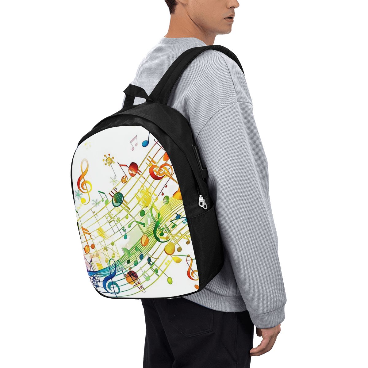 Tas Ransel Kunci Piano Abstrak - Laptop Bag ulasan dan harga