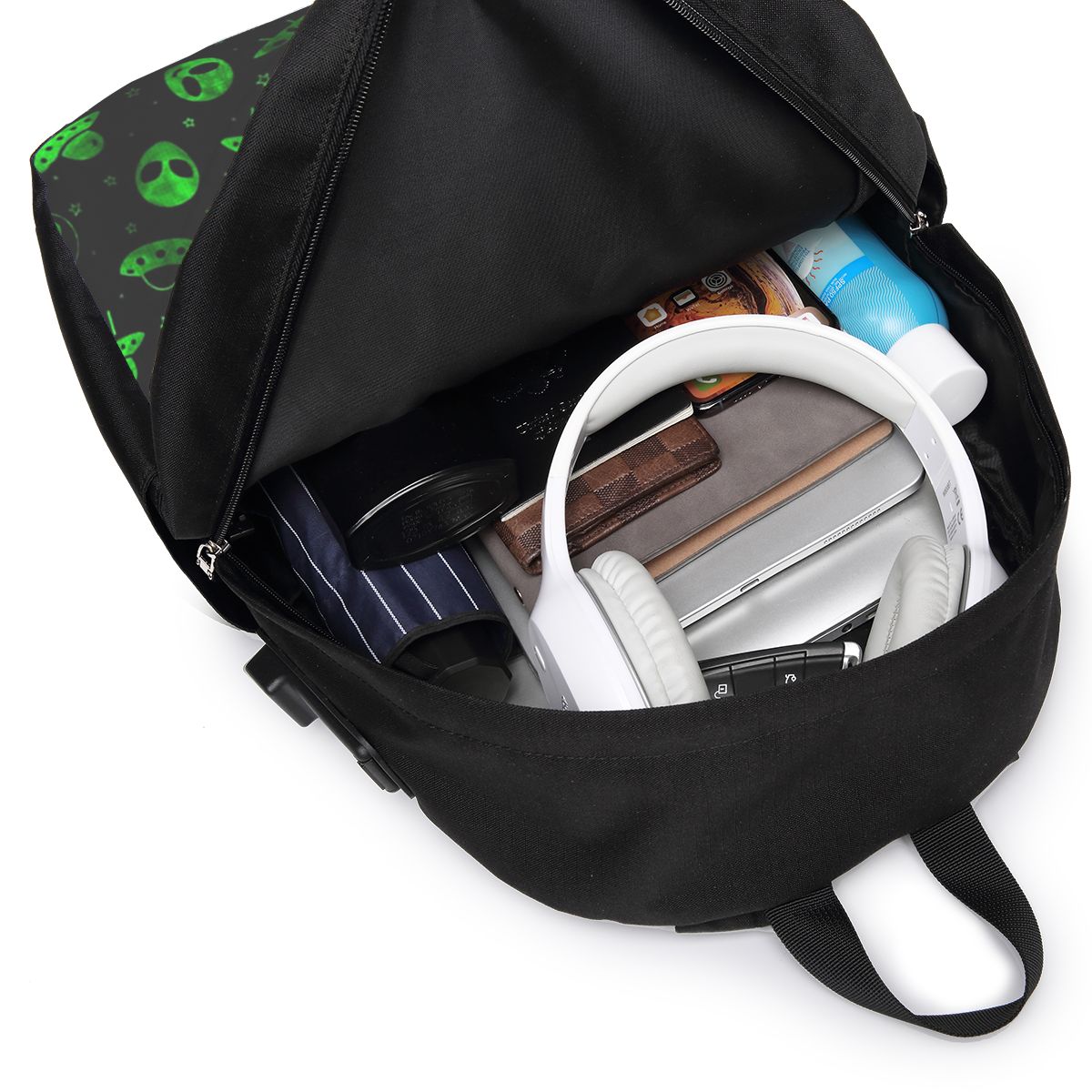 Tas Ransel Pola Alien dan UFO  - Laptop Bag ulasan dan harga